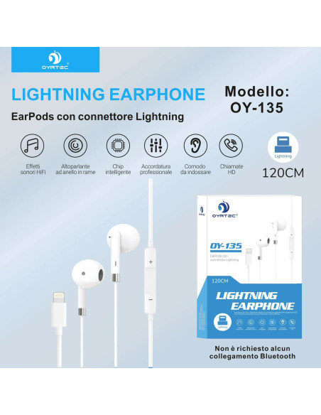 AURICOLARE LIGHNING OY-135