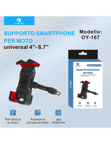 SUPPORTO MOTO OY-167
