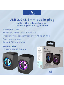 AUDIO PER COMPUTER CON LUCE
