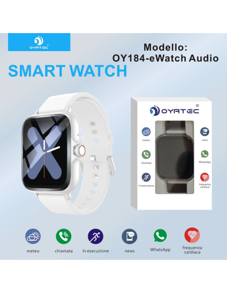 智能手表 白色 oy-184 ewatch audio