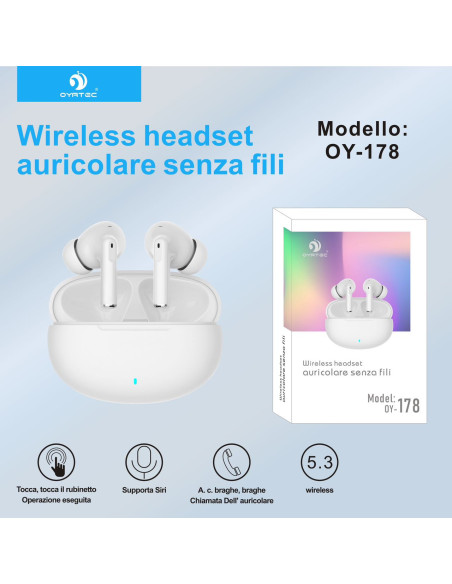 Cuffie Auricolari Bluetooth OY-178