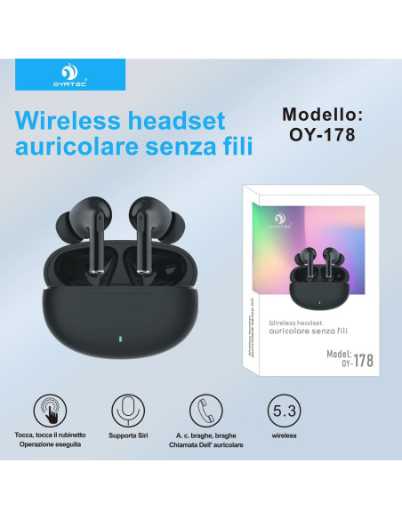 Cuffie Auricolari Bluetooth OY-178