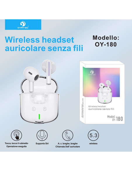 Cuffie Auricolari Bluetooth OY-180