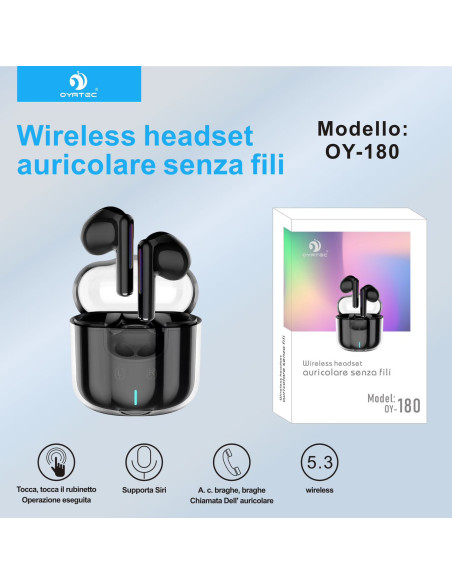 Cuffie Auricolari Bluetooth OY-180
