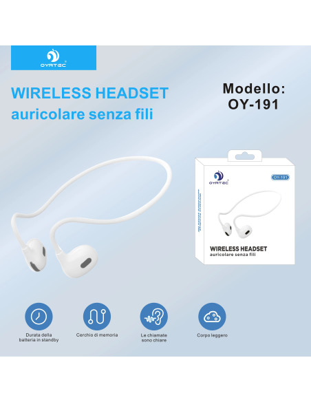 Cuffie Conduzione Ossea BT 5.3 OY-191
