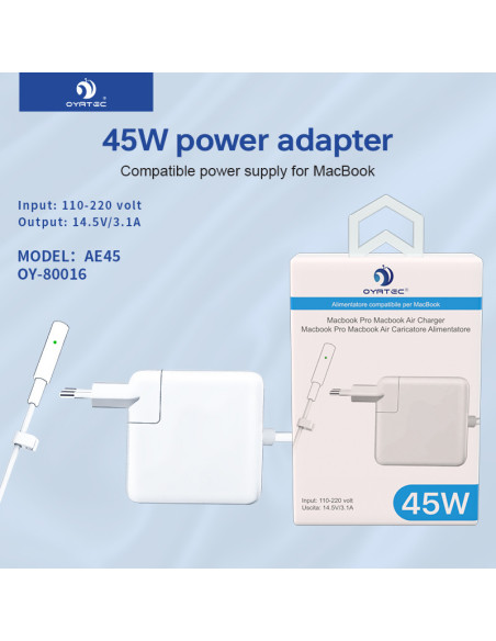 CARICATORE PER MACBOOK 45W