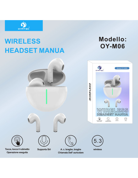 Cuffie Auricolari Bluetooth OY-M06