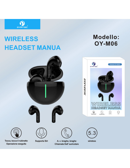 Cuffie Auricolari Bluetooth OY-M06