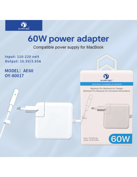 CARICATORE PER MACBOOK 60W