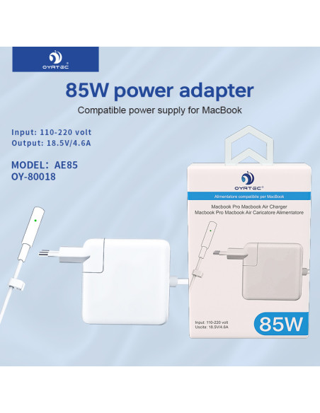 CARICATORE PER MACBOOK 85W