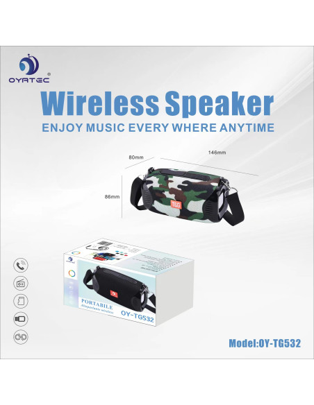 蓝牙音响 OY-532 迷彩色