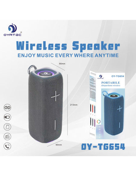 蓝牙音响 OY-654 灰色