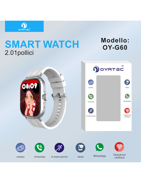 smart watch g60 griggio