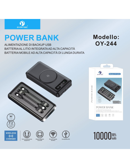 power bank 10000mAH oy-244