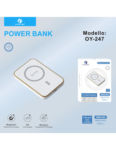 磁吸充电宝 5000毫安 OY-247