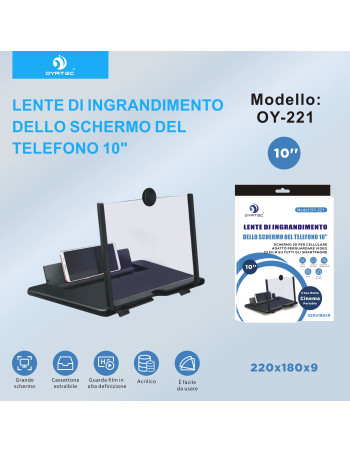INGRANDIMENTO PER TELEFONO OY-221 NERO