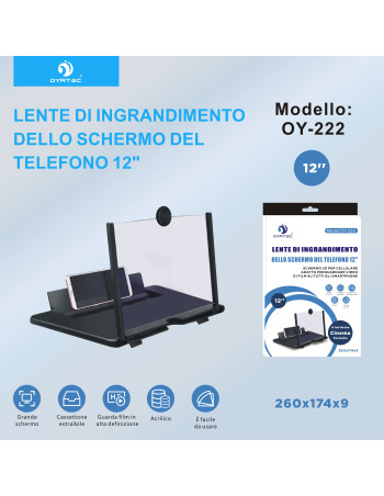 INGRANDIMENTO PER TELEFONO OY-222 NERO