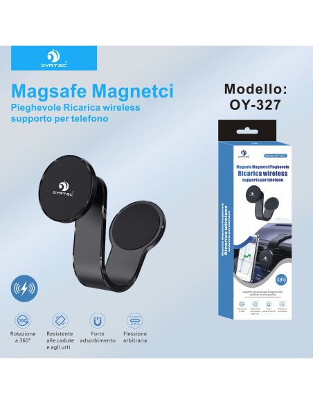 supporto auto ricarica wireless OY-327