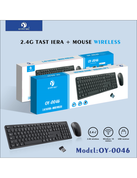 TASTIERA WIRELESS+MOUSE WIRELESS