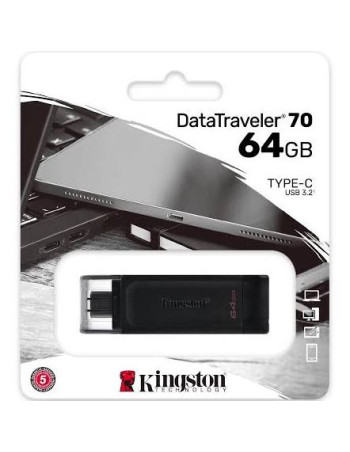 Kingston DataTraveler 70 64GB USB FlashDrive 3.0 DT70/64GB