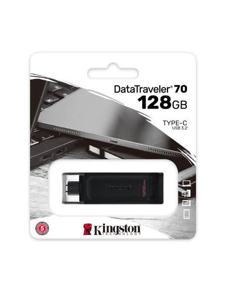 Kingston DataTraveler 70 128GB USB FlashDrive 3.0 DT70/128GB