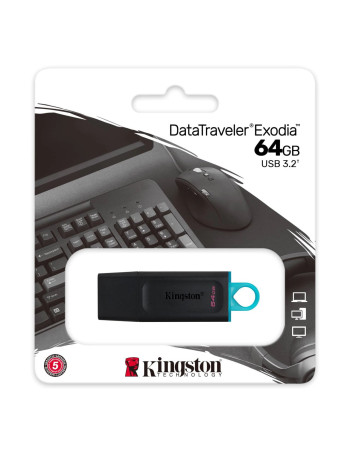 Kingston DT Exodia 64GB USB FlashDrive 3.0 DTX/64GB
