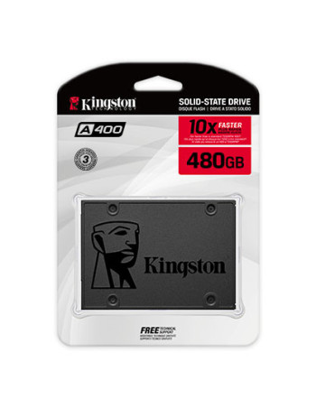 SSD 480GB Kingston 2,5" (6.3cm) SATAIII SA400 retail SA400S37/480G 内置硬盘