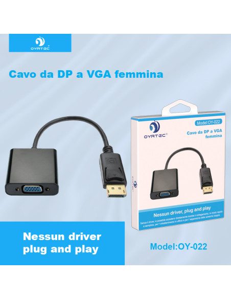 Adattatore Display Port a VGA