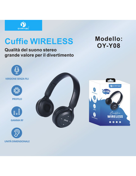 cuffie wireless Y08