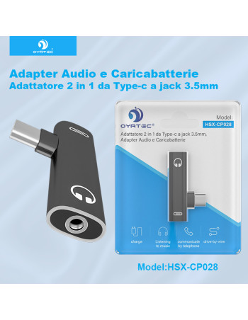 type c二合一耳机3.5mm转接头pro转换器