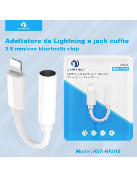 Adattatore da Lightning a jack cuffie (3,5 mm)