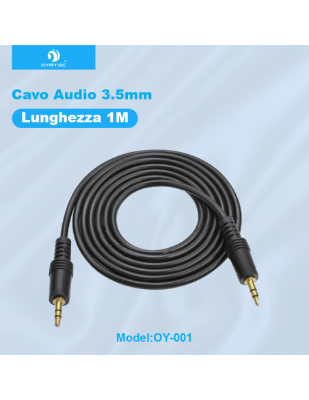 Cavo Aux Iphone,Jack 3.5 to Jack 3.5 Maschio Maschio Cavo Audio 1 metri