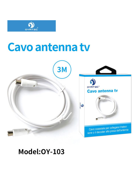 cavo antenna tv （3 metri）