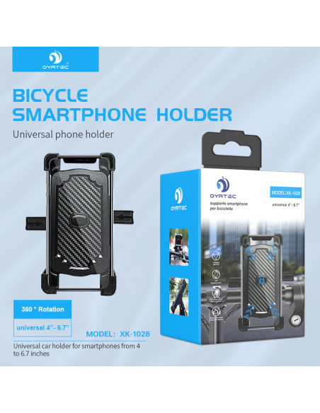Supporto Telefono Bicicletta Universale Motociclo Manubrio