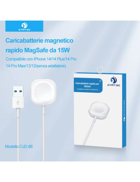 Caricatore per Apple Watch Magnetica 1.2m