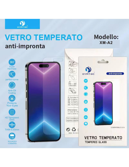 XIAOMI A2 VETRO TEMPERATO