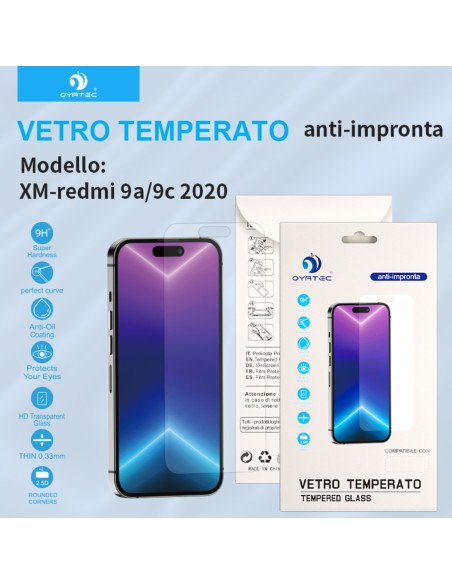 REDMI 9A/9C 2020 VETRO TEMPERATO