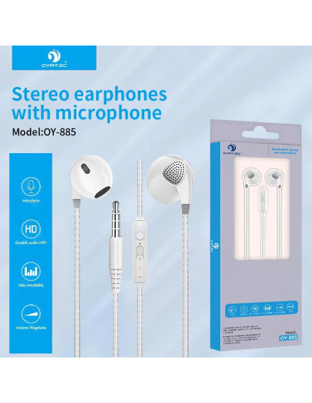 AURICOLARE  STREO   BIANCO