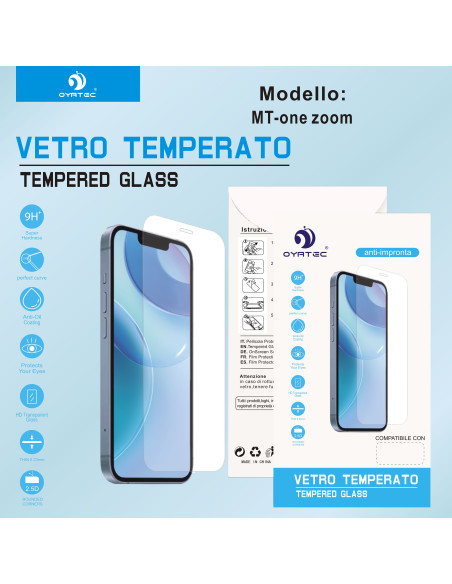 MOTOROLA ONE ZOOM VETRO TEMPERATO
