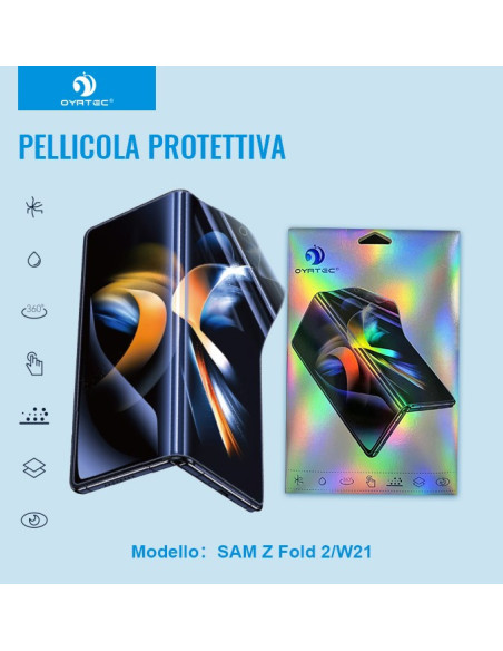 SAMSUNG Z FOLD 2/W21 PELLICOLA TRASPARENTE MORBIDO
