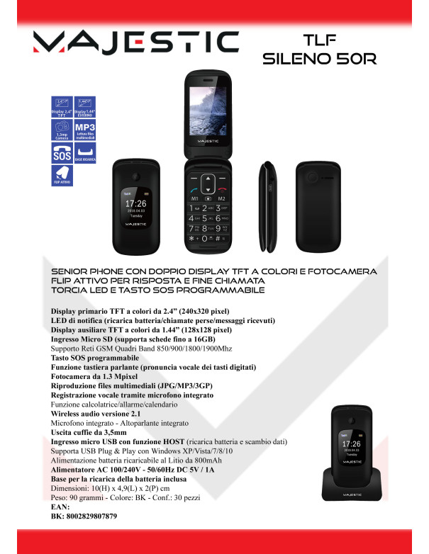 majestik sireno 50r flip