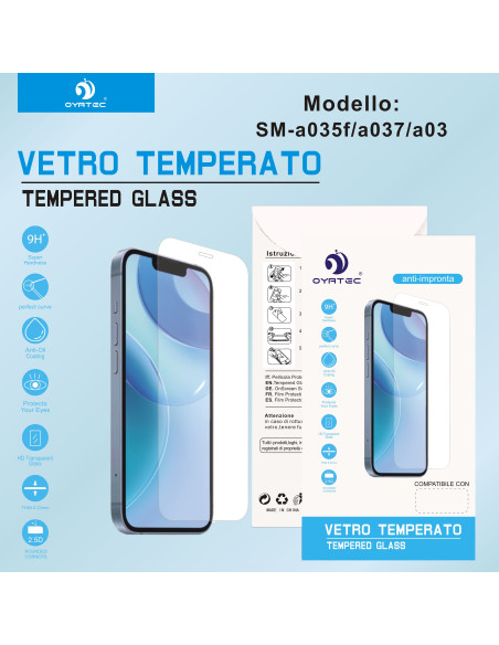 SAMSUNG A035F/A037/A03 VETRO TEMPERATO