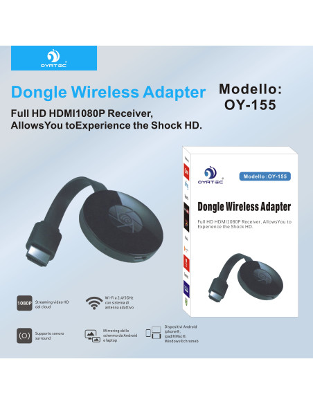 Wireless WiFi Display Dongle