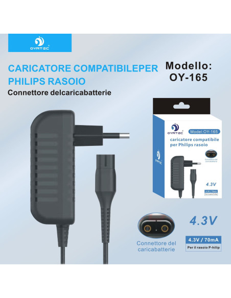 Caricatore per Philips One Blade 4.3v